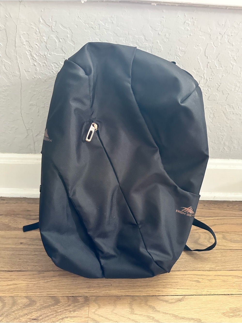 High Sierra Black Casual Commuter Backpack